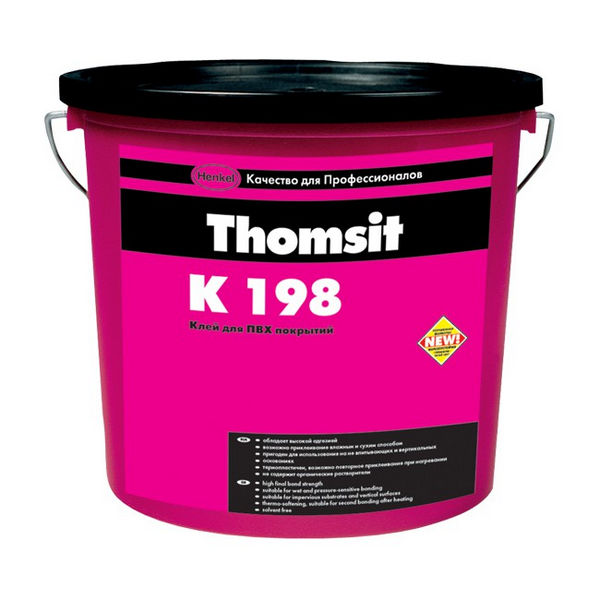Клей Thomsit К 198 для ПВХ покрытий 13 кг