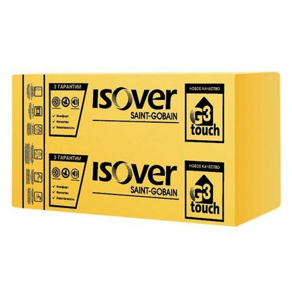 Теплоизоляция Isover Штукатурный фасад-140/Е/К 1200х600х140 мм 2 штуки в упаковке
