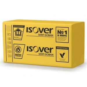 Теплоизоляция Isover Штукатурный фасад-150/Е/К 1200х600х150 мм 2 штуки в упаковке