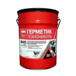Герметик бутилкаучуковый Технониколь №45 серый 16 кг