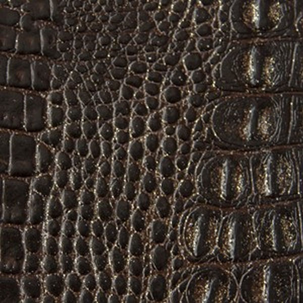 Декоративная панель МДФ Deco Крокодил коричневый блестки 124 2800х390х10 мм