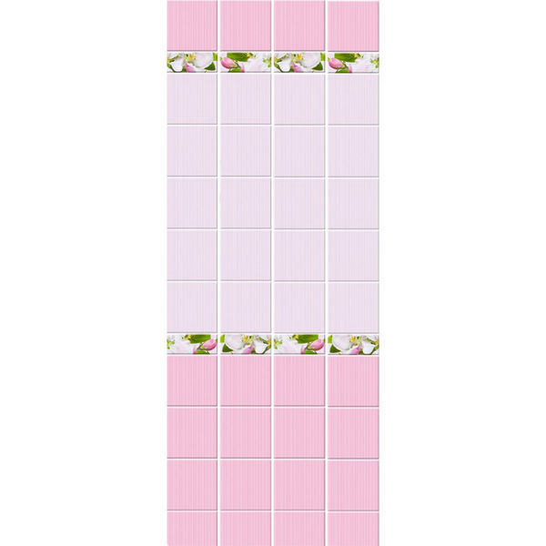 Стеновая панель ПВХ Кронапласт Unique Яблоневый Цвет 2700х250мм Розовая Фоновая