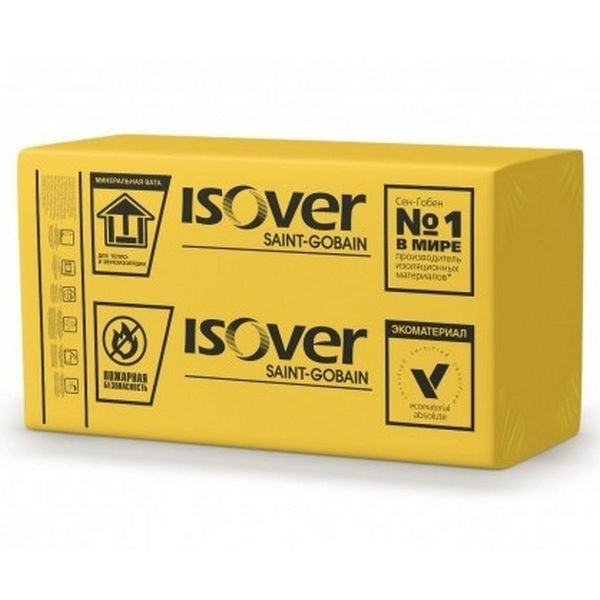 Теплоизоляция Isover Штукатурный фасад-150/Е/К 1200х600х150 мм 2 штуки в упаковке